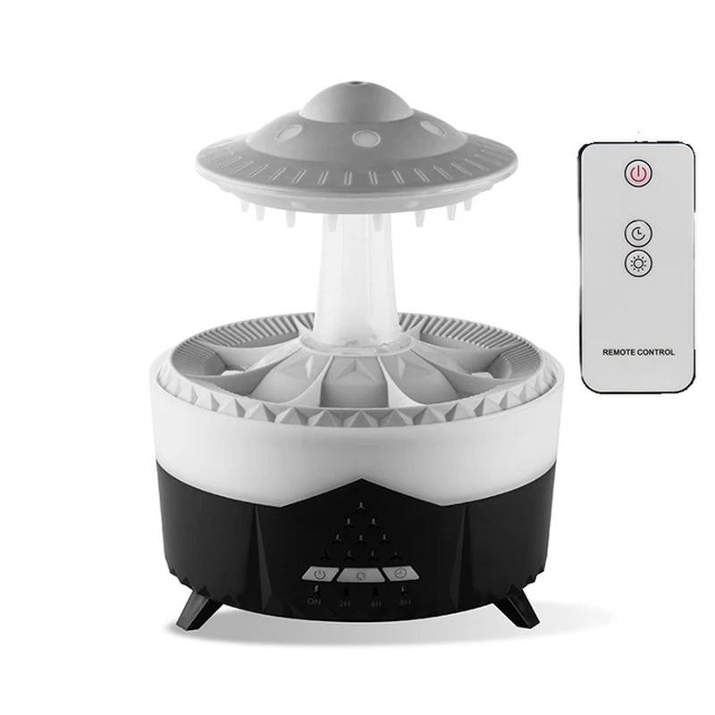 UFO Raindrop Humidifier Water Drop Air Humidifier USB Aromatherapy Essential Oils Aroma Air Diffuser Household Mist Maker