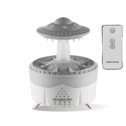 UFO Raindrop Humidifier Water Drop Air Humidifier USB Aromatherapy Essential Oils Aroma Air Diffuser Household Mist Maker