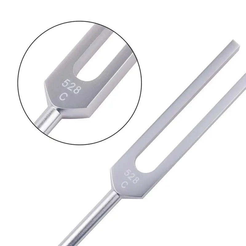 Tuning Fork 528 HZ Tuner with Mallet Set for DNA Repair Healing Nervous System Testing Tuning Fork Health Care Spiritual Accessories Bad Energy